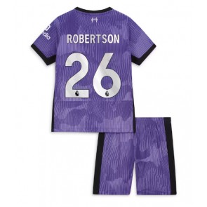 Liverpool Andrew Robertson #26 Dětské Alternativní dres komplet 2023-24 Krátký Rukáv (+ trenýrky)